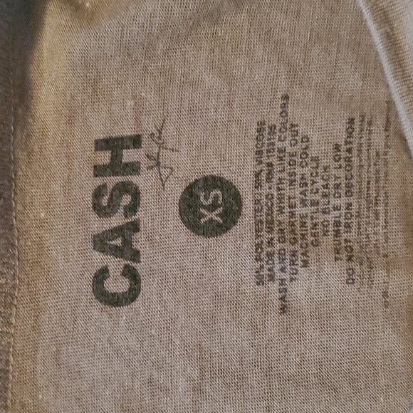 Cash by Johnny Cash Graphic Tee XS - Picture 3 of 3